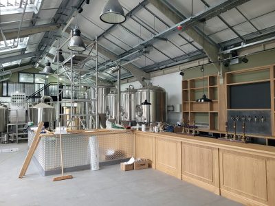 Taproom at Titsey brewery